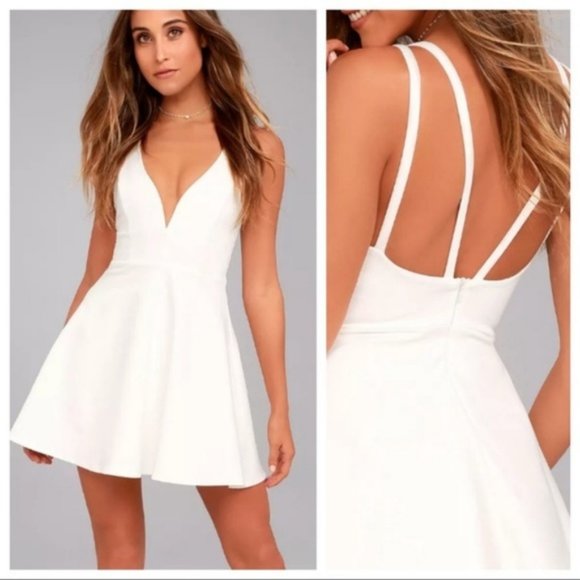 Lulus Dresses & Skirts - Lulu's Love Galore Plunging Neckline Mini Dress